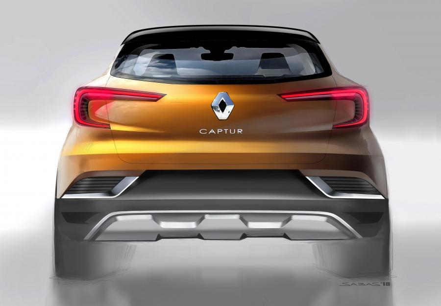 Эскиз Renault Captur 2019 года  (WW) (фото 25 из 138)